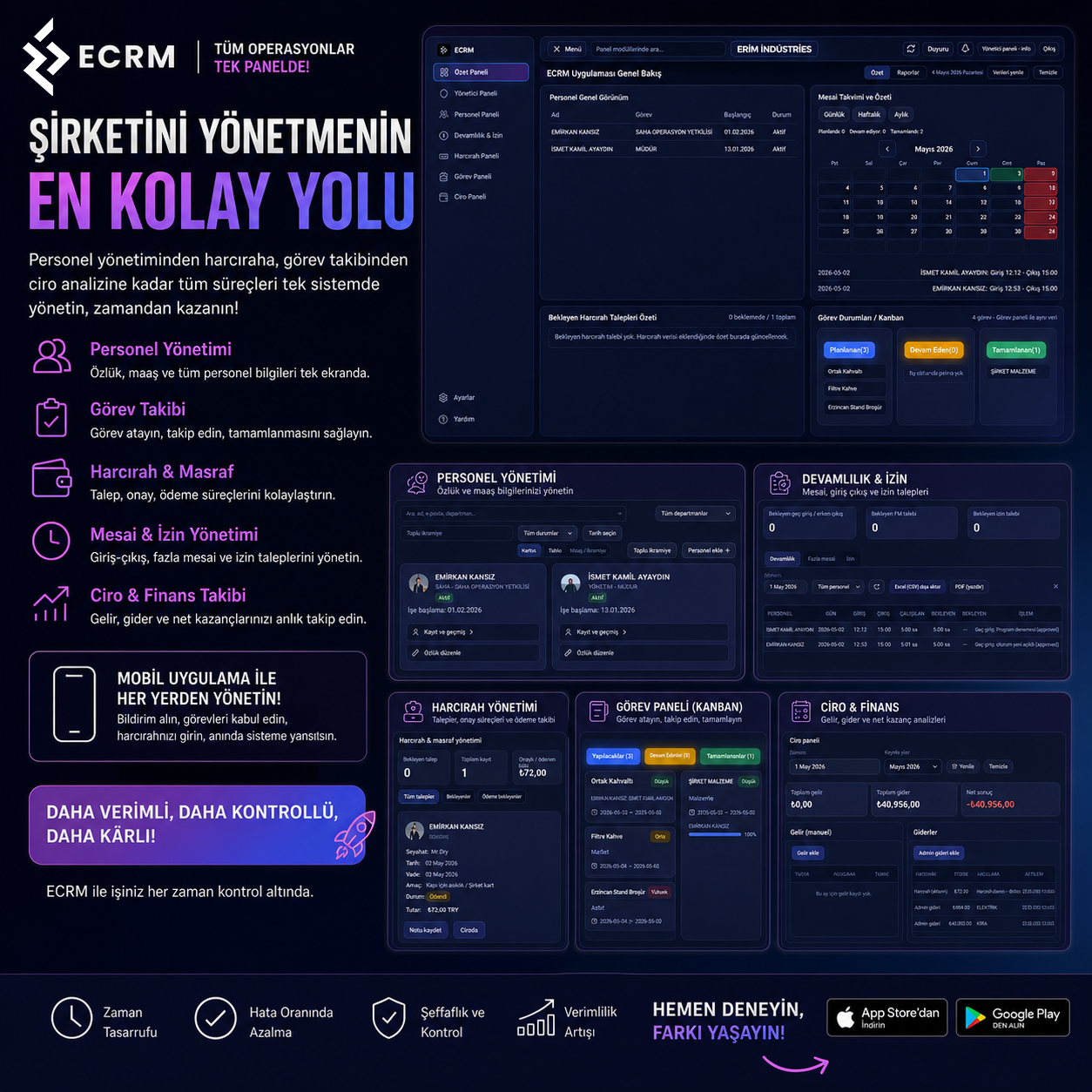 ECRM - Kurumsal Operasyon Yönetimi
